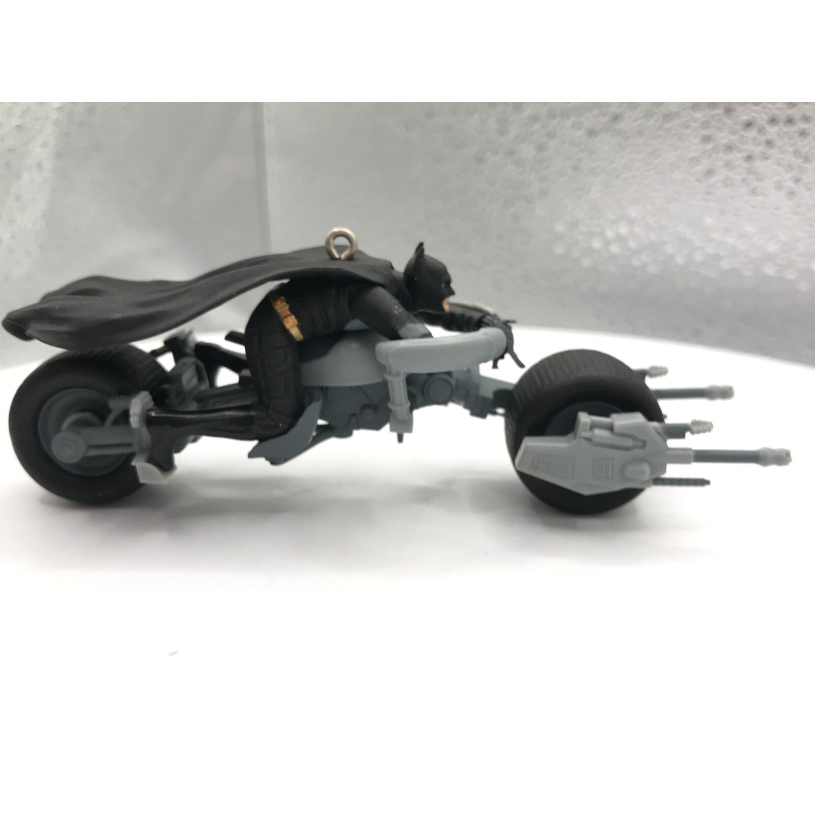 Batman "The Bat-Pod" Hallmark Keepsake Christmas Ornament 2013 Limited Edition side view out of package