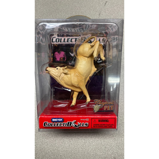 Breyer CollectiBulls Clayton's Pet front of packaging displaying item