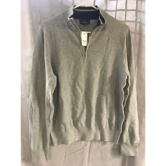 Brooks Brothers 100% Cotton Quarter-zip Size S front