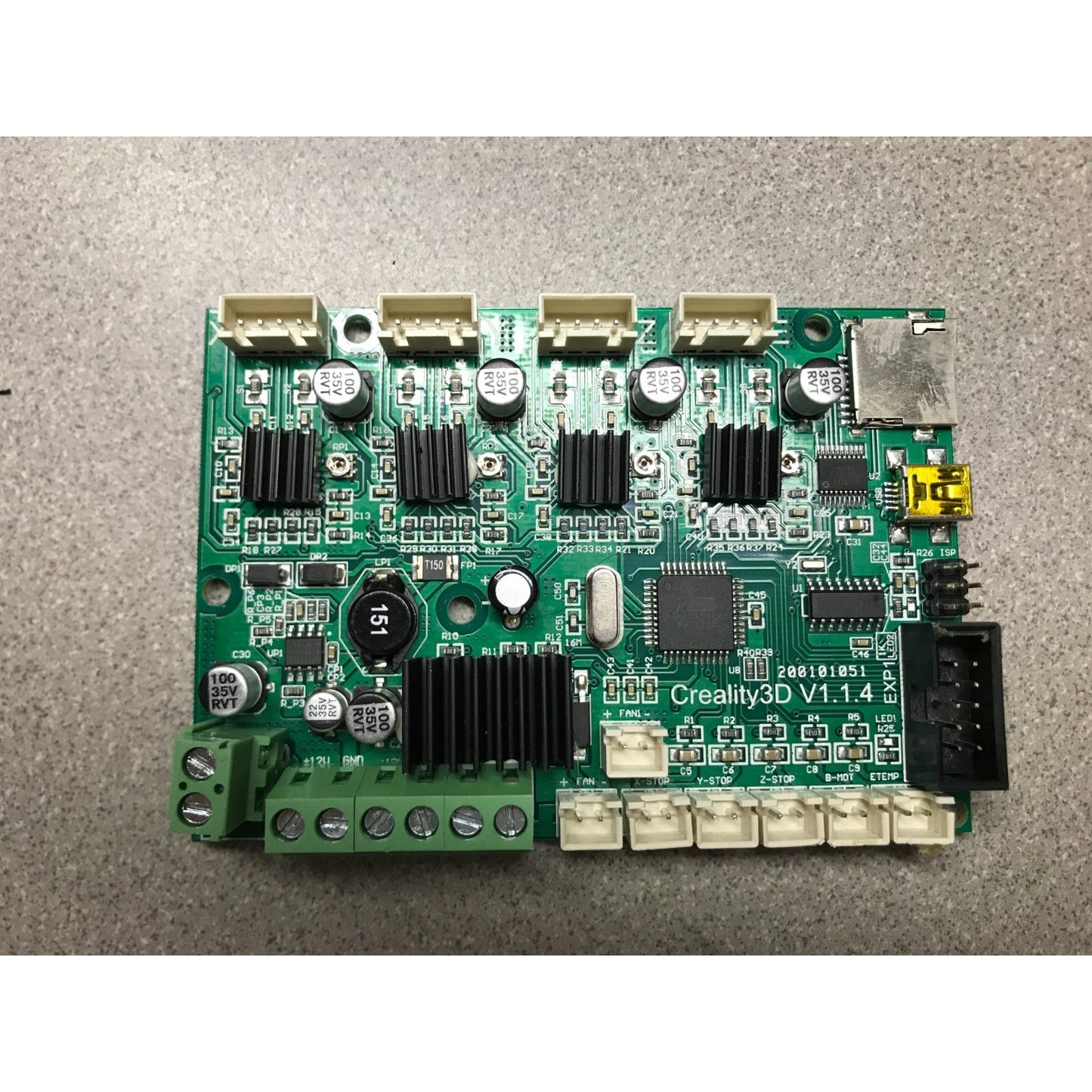 Creality Official Ender 3 V2 Neo Motherboard Original Mainboard V4.2.2 Replacement Control Board TMC2208 for Creality Ender 3V2 Neo 3D Printer closeup of circuit board