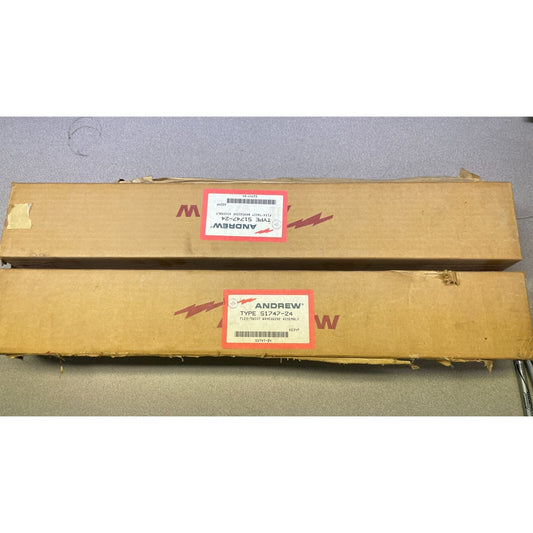 Andrew Type 51747-24 Flex-Twist Waveguide Assembly box with product label
