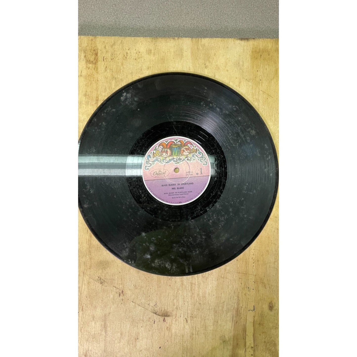 Capital Records Bugs Bunny in Storyland Record J3266 J 3266 record A-side