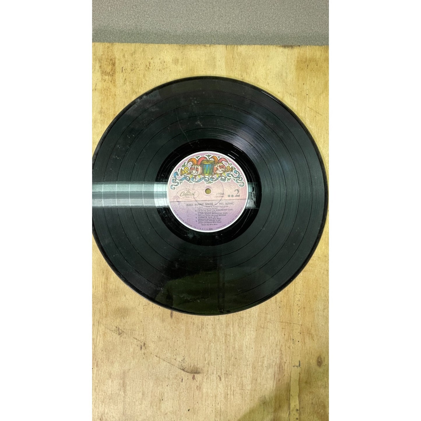 Capital Records Bugs Bunny in Storyland Record J3266 J 3266 record B-side