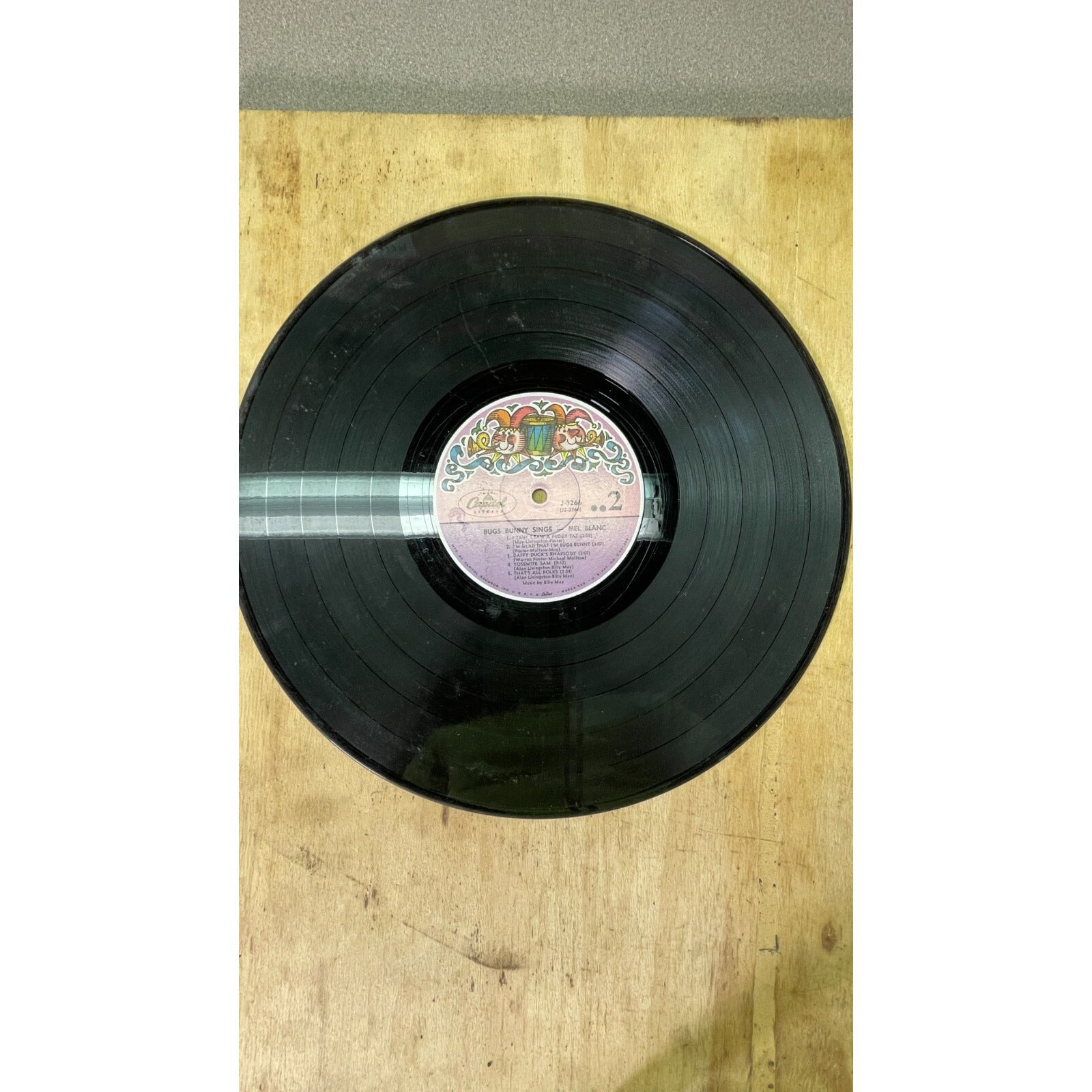 Capital Records Bugs Bunny in Storyland Record J3266 J 3266 record B-side