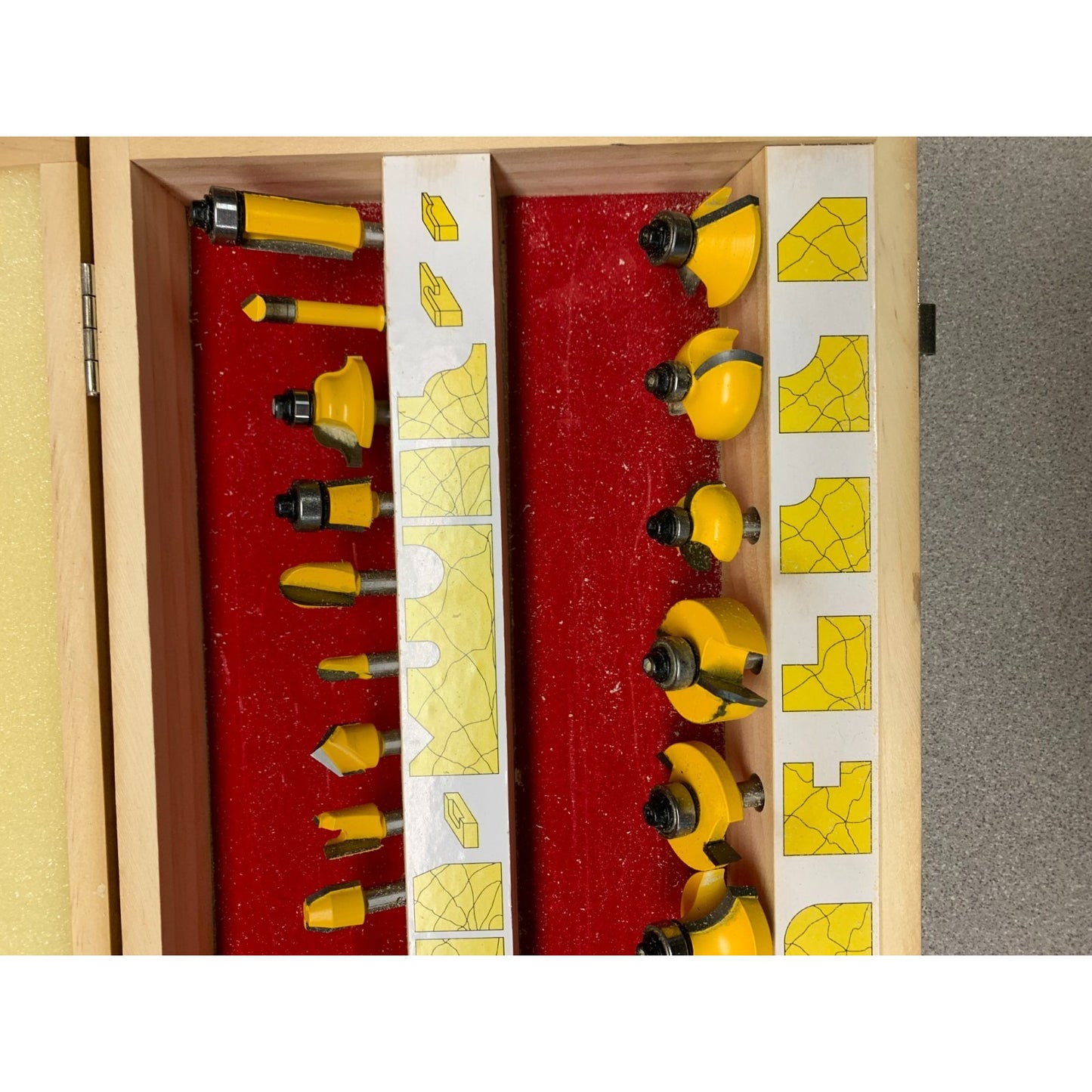 24pc Router Bit Set Carb-Tech