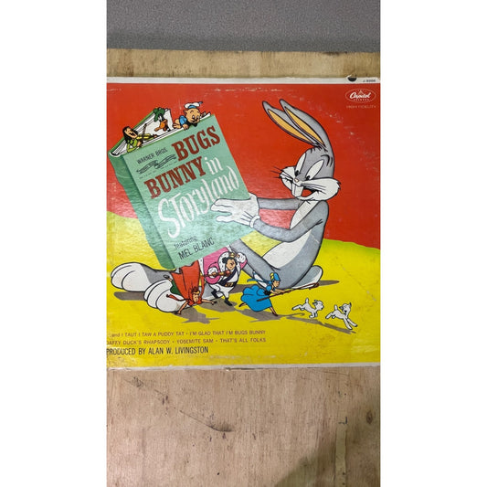 Capital Records Bugs Bunny in Storyland Record J3266 J 3266 front of album cover