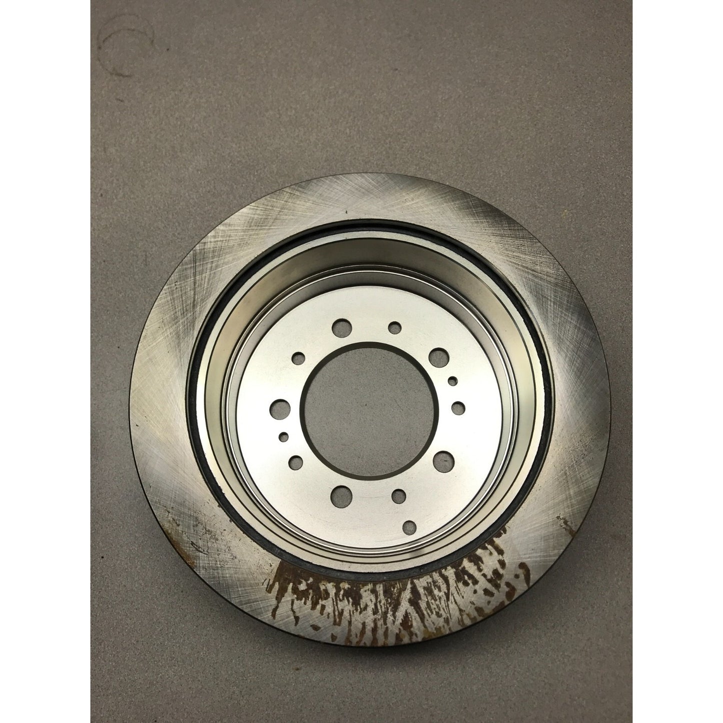 Carquest Wearever Brake Rotor YH145370 bottom view with rust