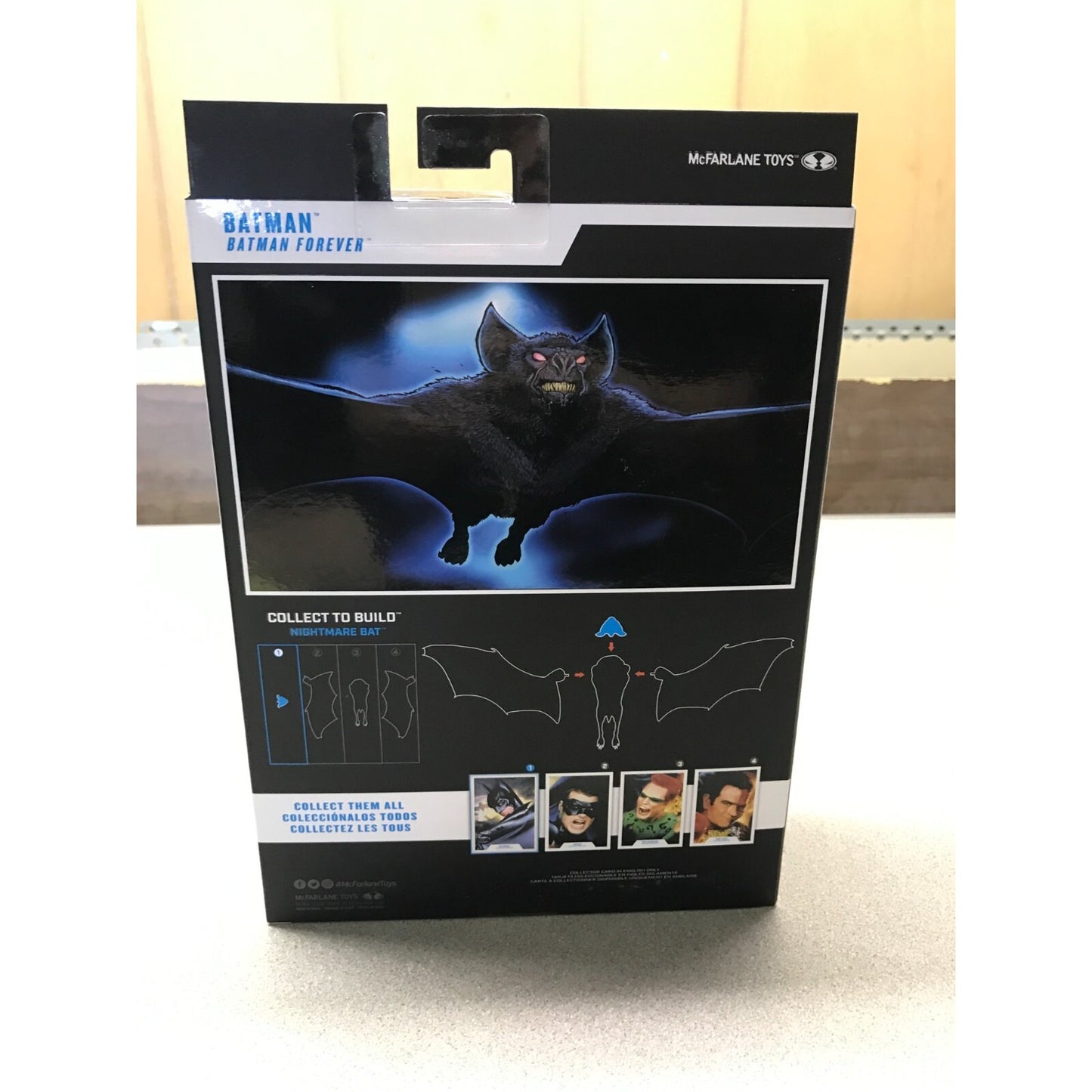 DC Multiverse Batman Batman Forever back of box