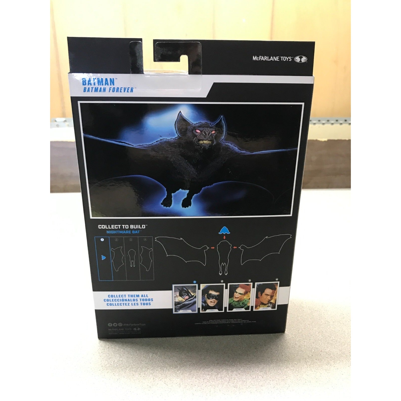 DC Multiverse Batman Batman Forever back of box