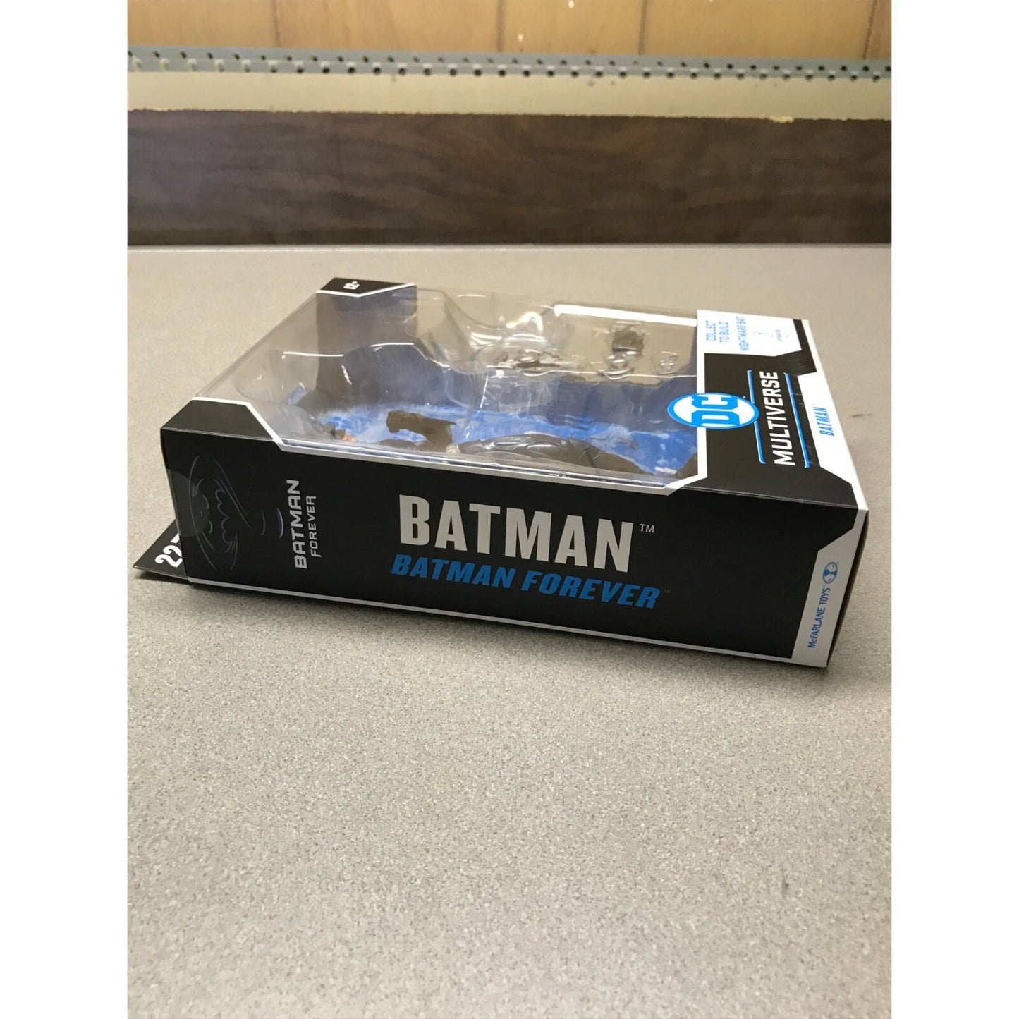 DC Multiverse Batman Batman Forever side of package