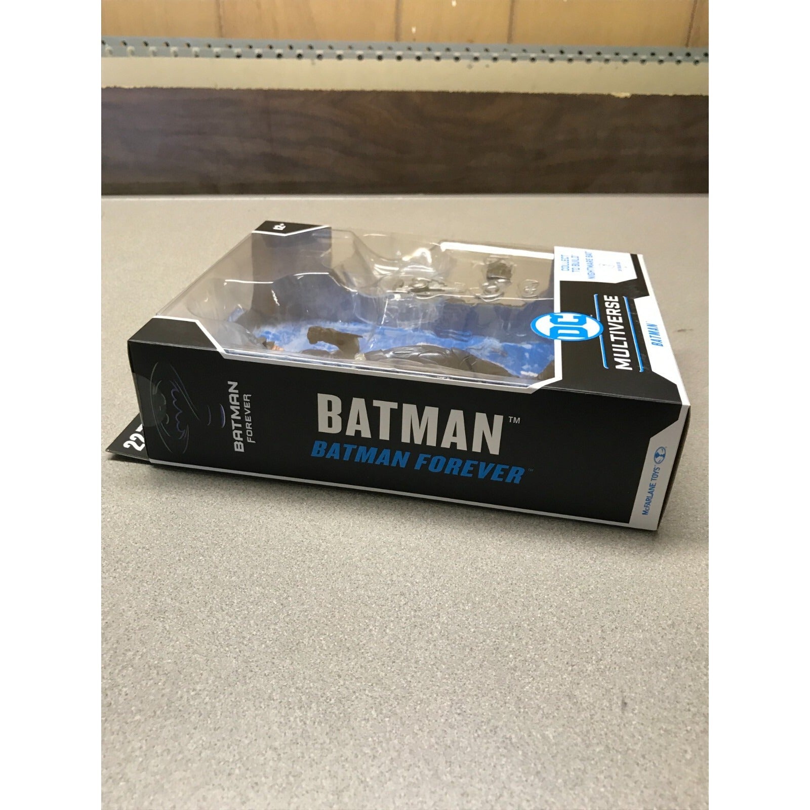 DC Multiverse Batman Batman Forever side of package