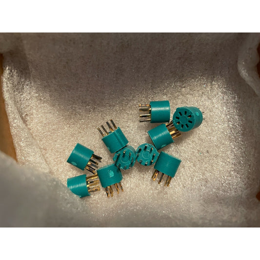 Cinch 8-ICS 8-Pin Round Transistor Socket, NOS
