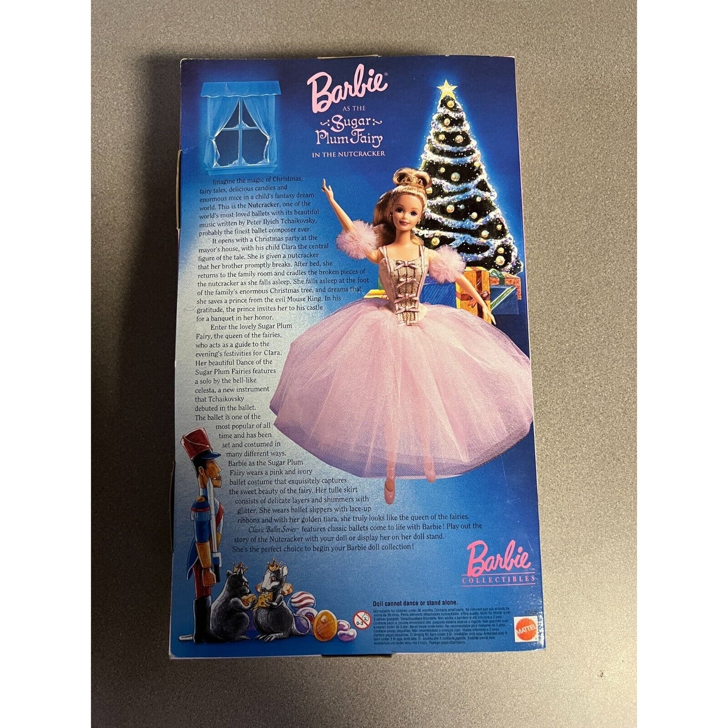 Collector Edition Barbie Sugar Plum Fairy in the Nutcracker 1994 back of box