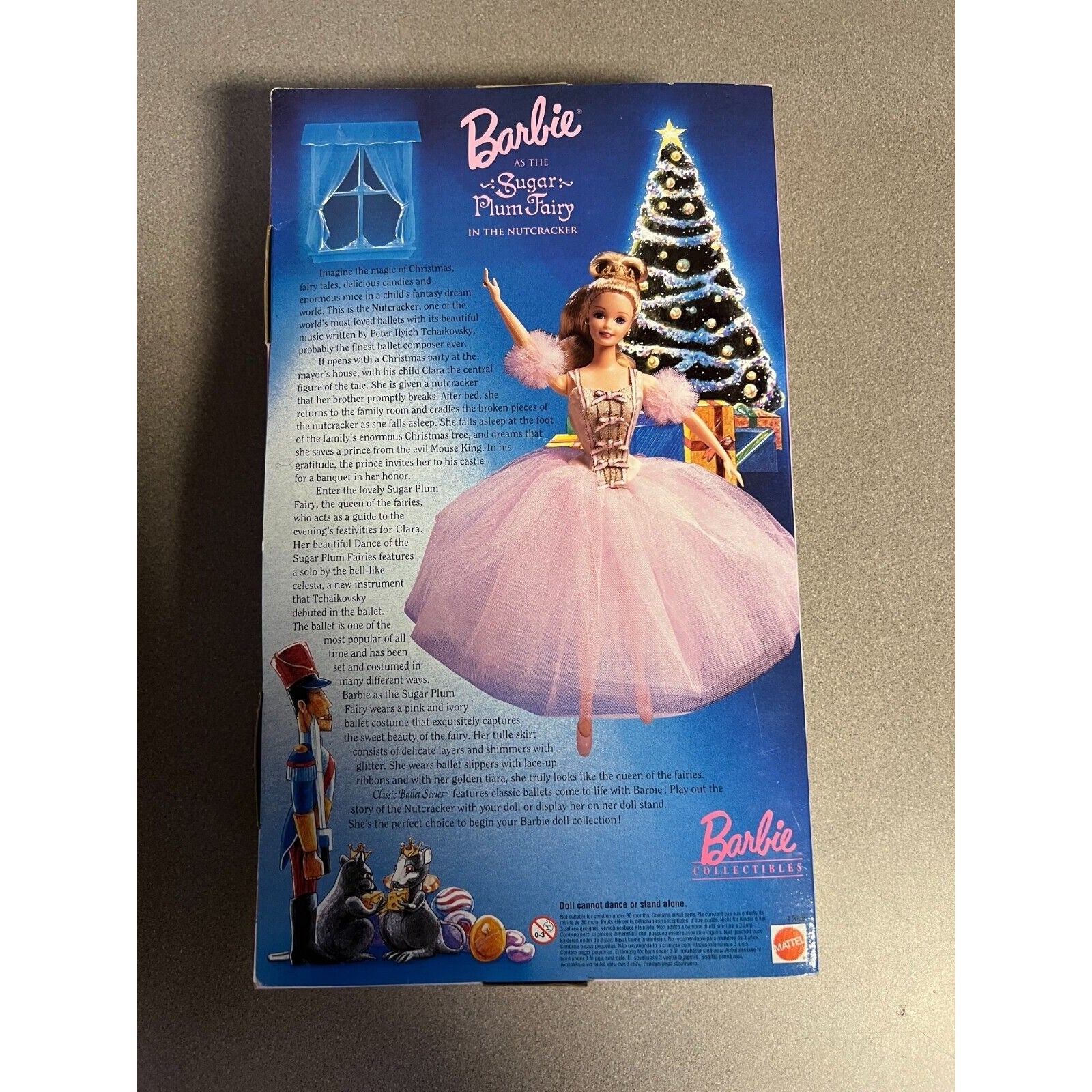 Collector Edition Barbie Sugar Plum Fairy in the Nutcracker 1994 back of box