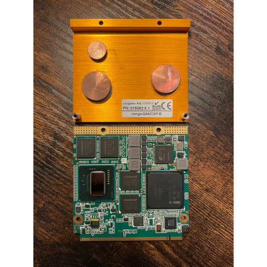 Congatec AG L020913, PN 015062 X.1 top view of circuit board