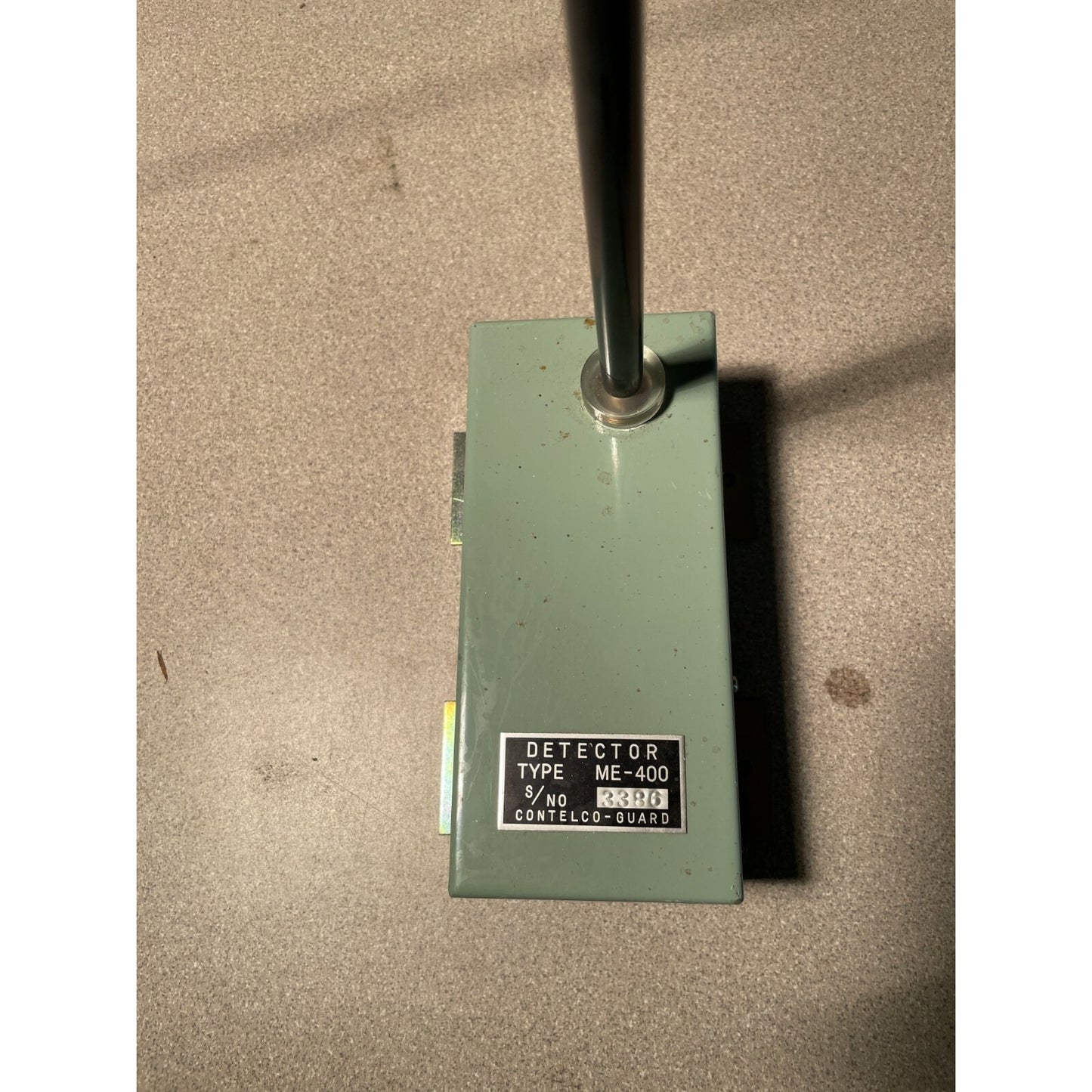 Contelco-Guard Detector Type ME-400 top view