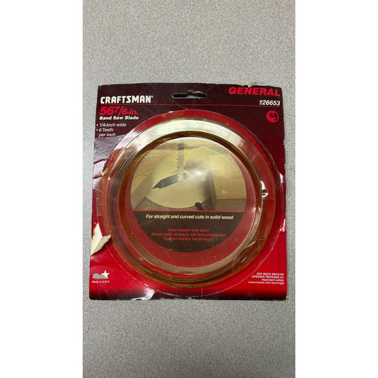 Craftsman 56 7/8" Band Saw Blade - 926653 front of package view