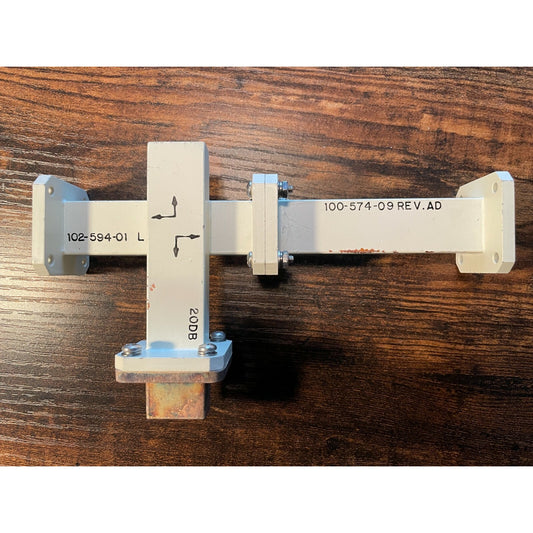 Cross Guide Coupler 102-594-01 L with 100-574-09 Rev.AD top view