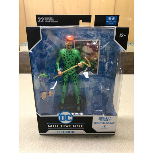 DC Multiverse The Riddler Batman Forever, Missing Build A Piece front of package