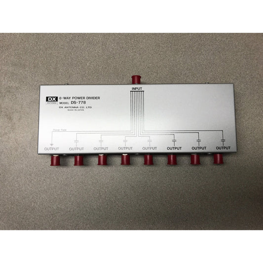 DX Antenna 8-Way Power Divider DS-778 top view