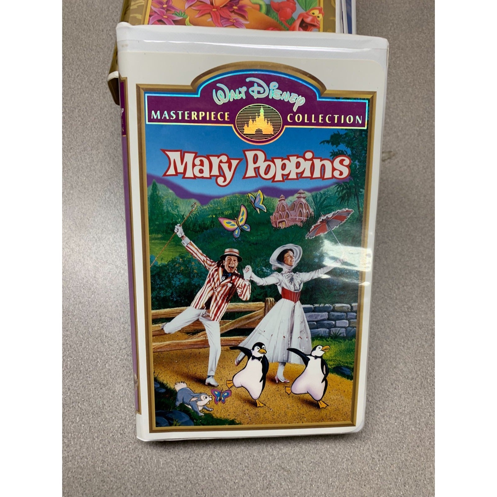 Disney VHS Masterpiece Collection set of 4 - Mary Poppins front of tape case