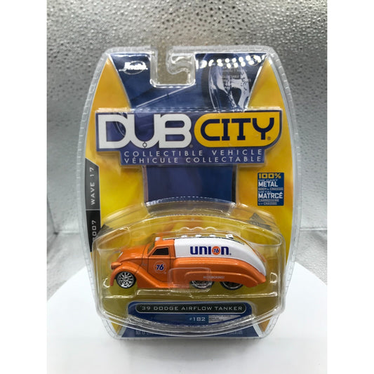 Dub City '39 Dodge Airflow Tanker Union 76 in packaging displaying car