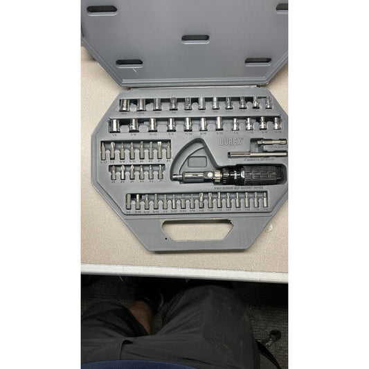 Durex Complete Ratchet Screwdriver Set complete set in case
