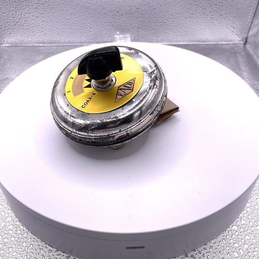 EACO Coax-4 SP4T Coaxial Selector Switch side/front view