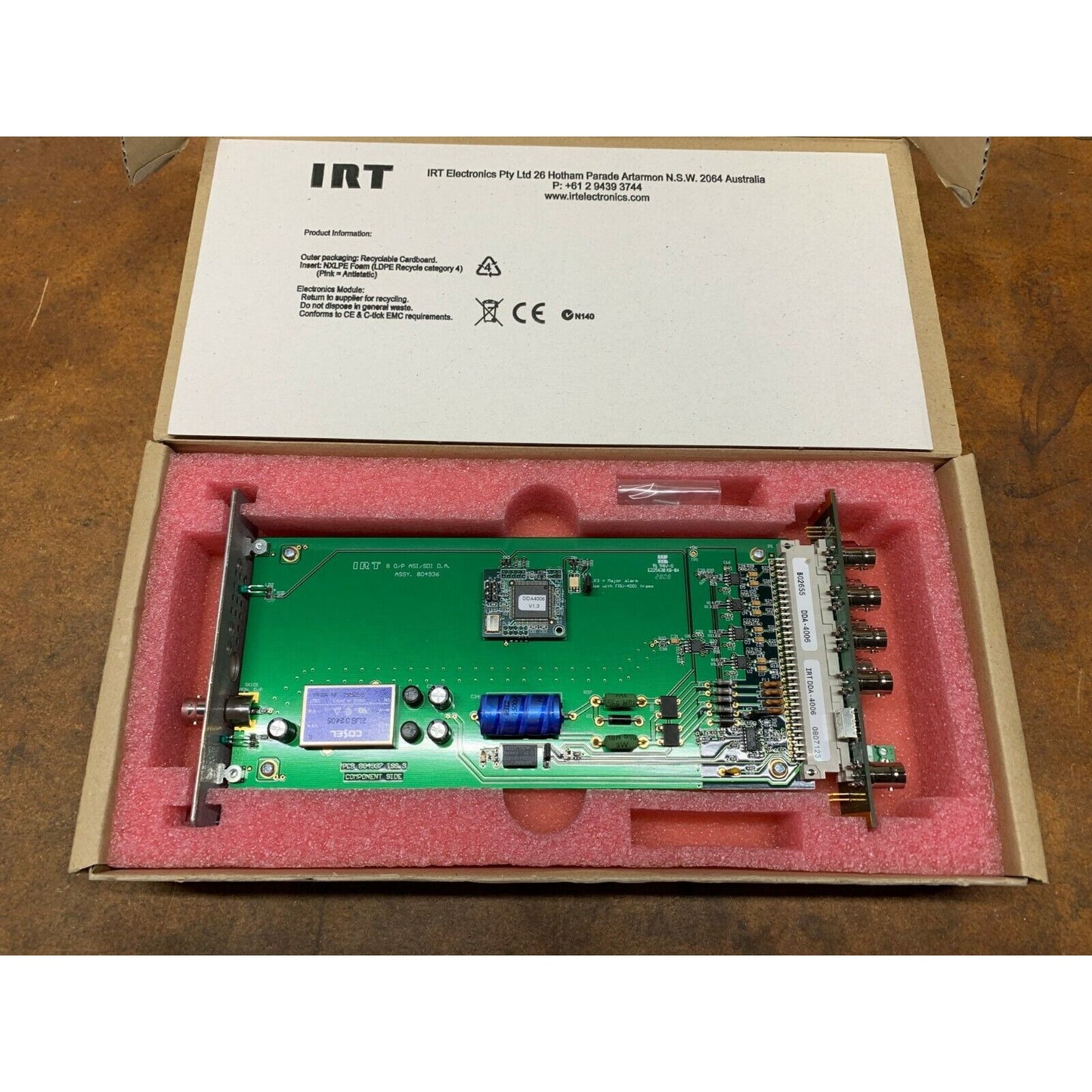 IRT DDA-4006 circuit board
