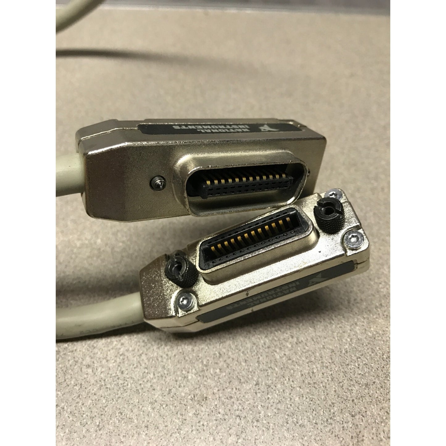 National Instruments 763061-01 Type-X2 1 Meter Cable closeup of connectors 