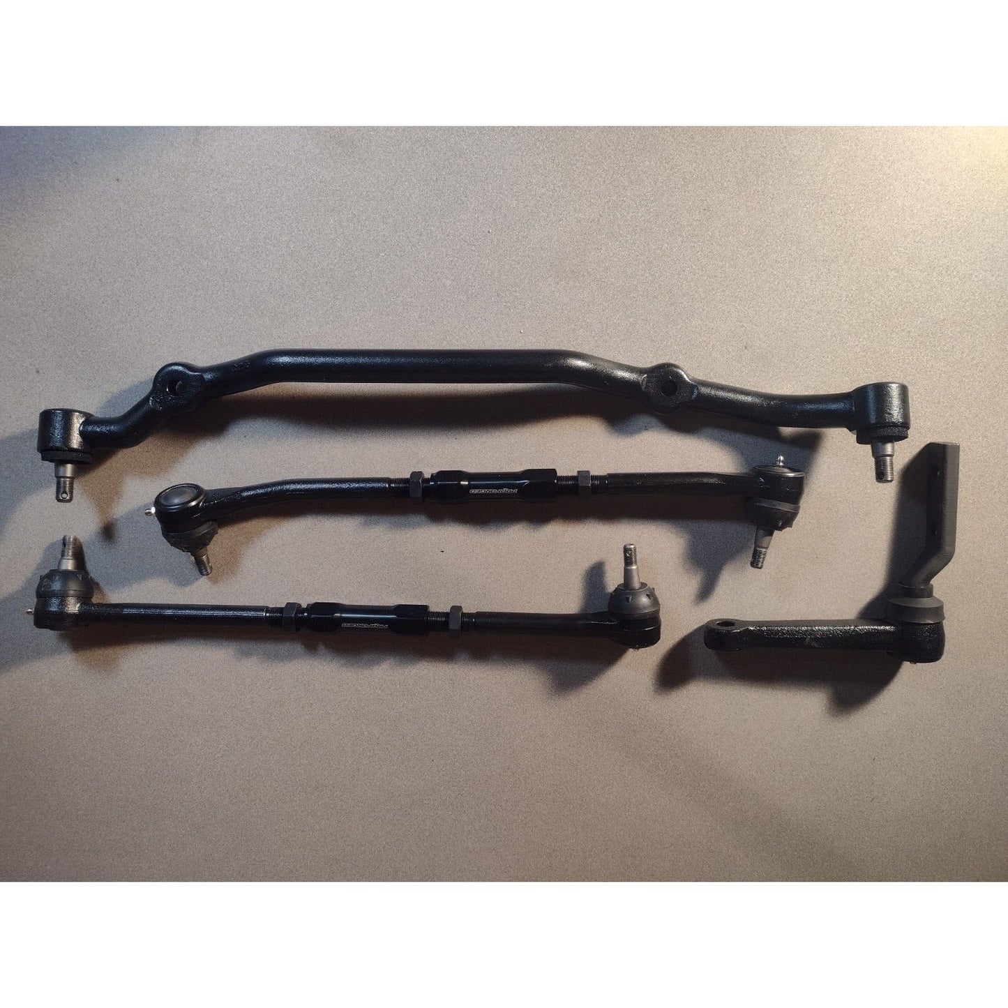 Ecklers 1970-1981 Camaro E-Coated Performance Steering Kit side view of parts 
