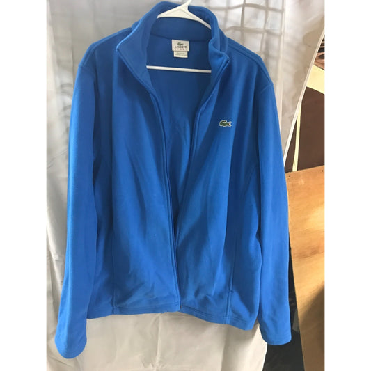 Lacoste Sport Men’s Fleece Jacket Size 7 Blue