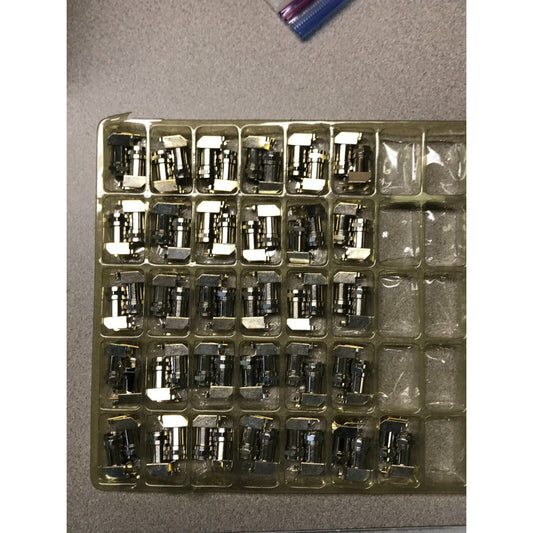 F-Type Male Panel Mount right angle CTP-128-F040 connectors in packaging