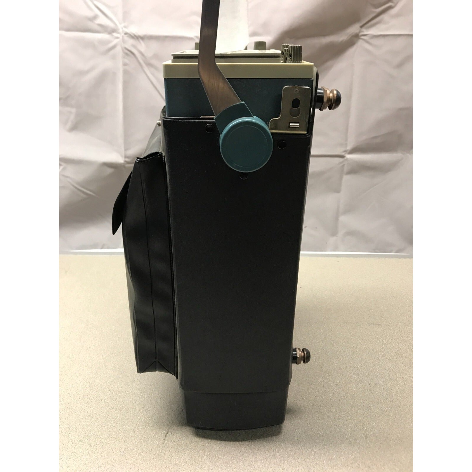 Tektronix 380 NTSC Test Monitor w/ Adapter side view