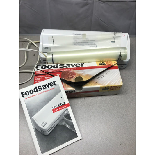 FoodSaver Vacuum Sealer Vac 550 unit and accessories