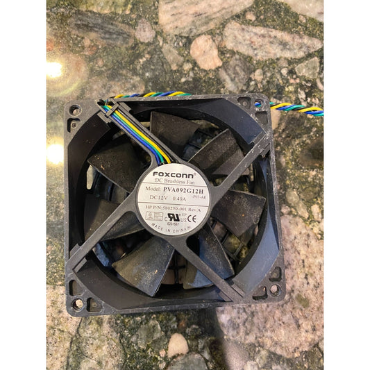 Foxconn DC brushless fan model PVA092G12H front view