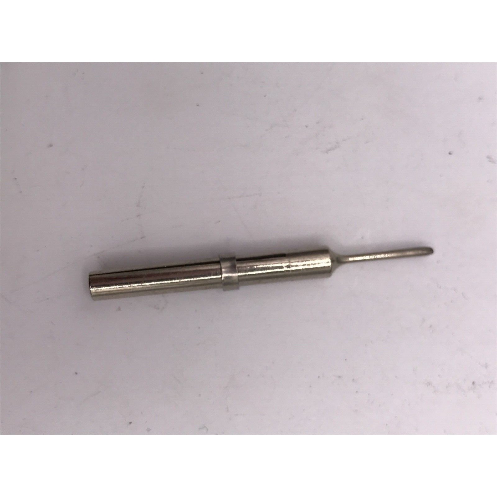 Iron Plated Chisel End Tip 3/64" for Antex Miniature Soldering Irons - Lot of 20 closeup of solder tip