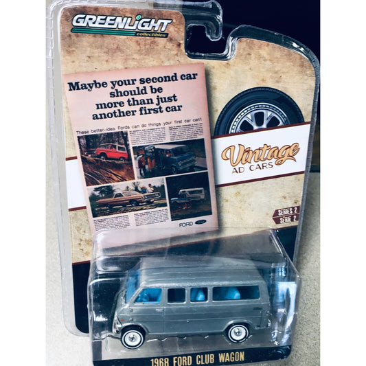 Greenlight Series 2 1968 Ford Club Wagon front of package