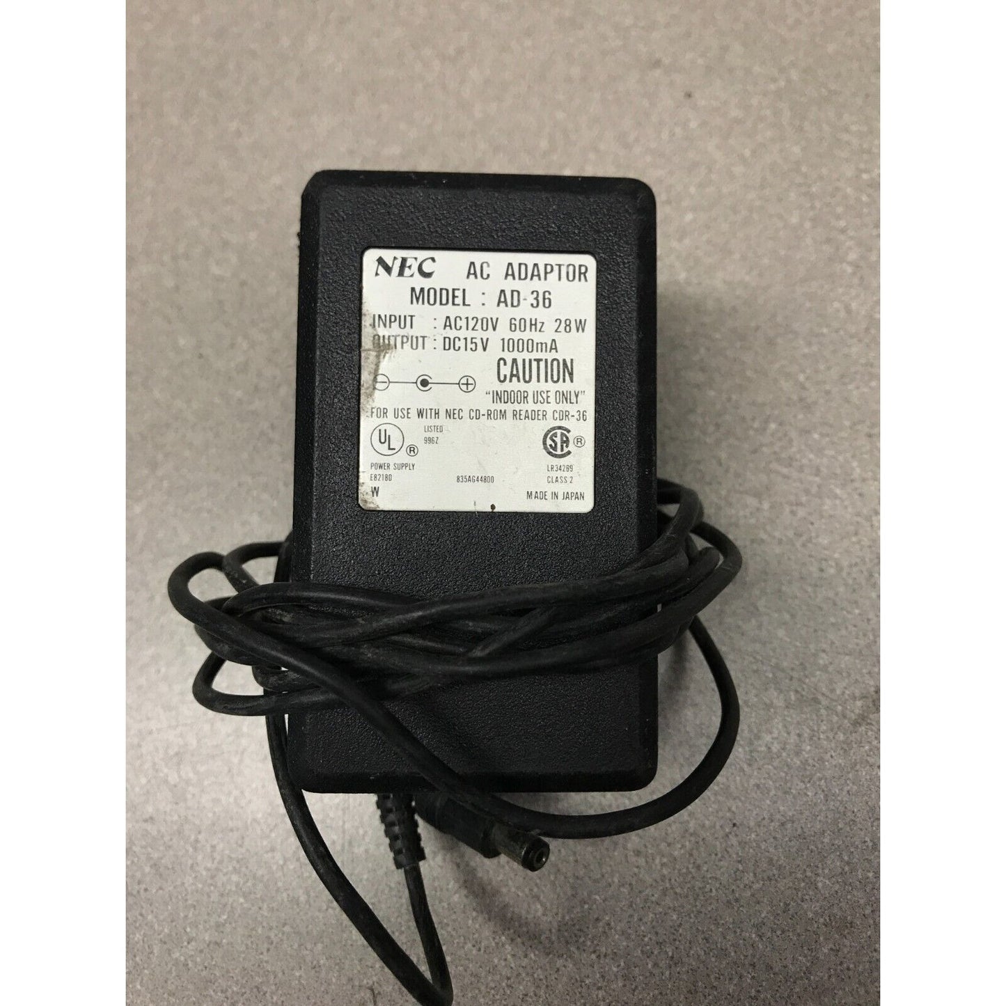 NEC AC Adaptor Model AD-36
