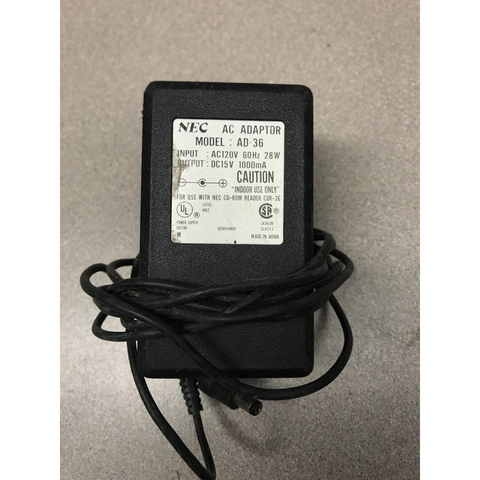NEC AC Adaptor Model AD-36