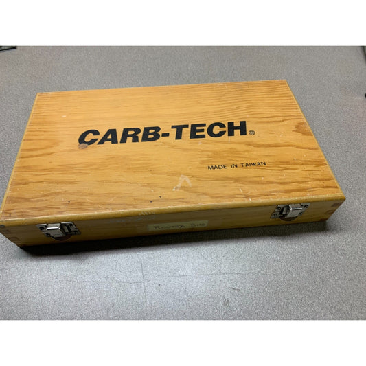 24pc Router Bit Set Carb-Tech top of case with Carb-Tech logo