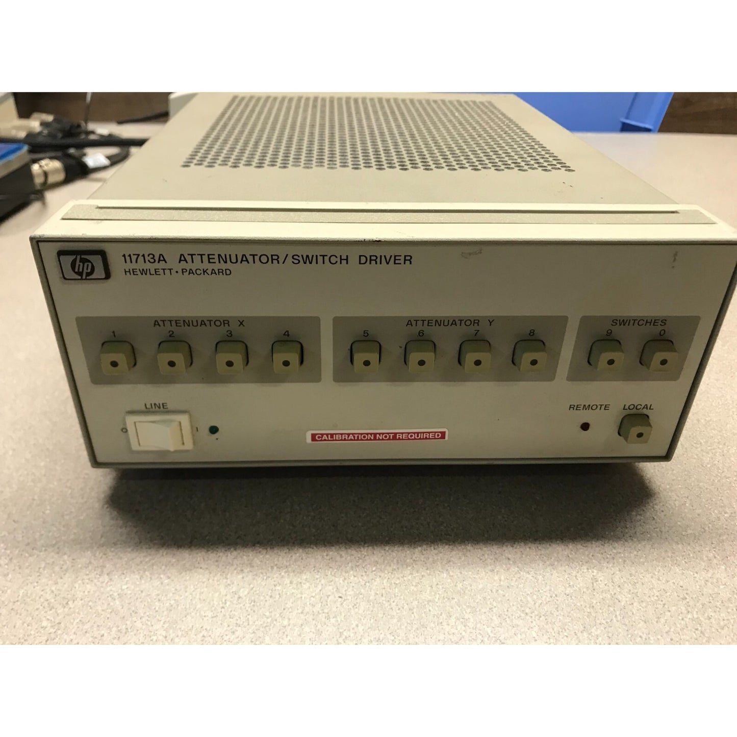 HP 11713A Attenuator/Switch Driver front panel