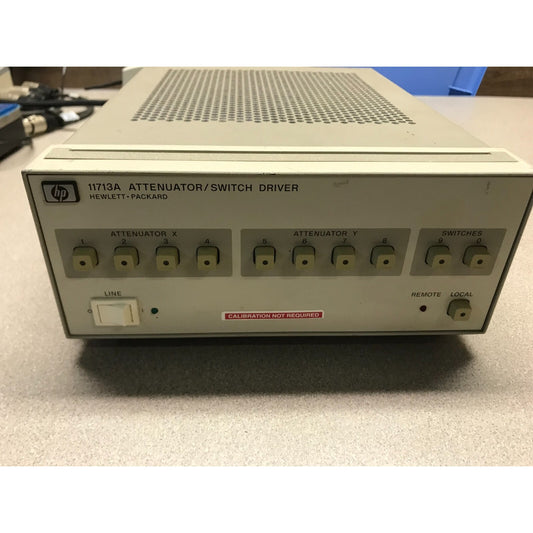 HP 11713A Attenuator/Switch Driver front panel