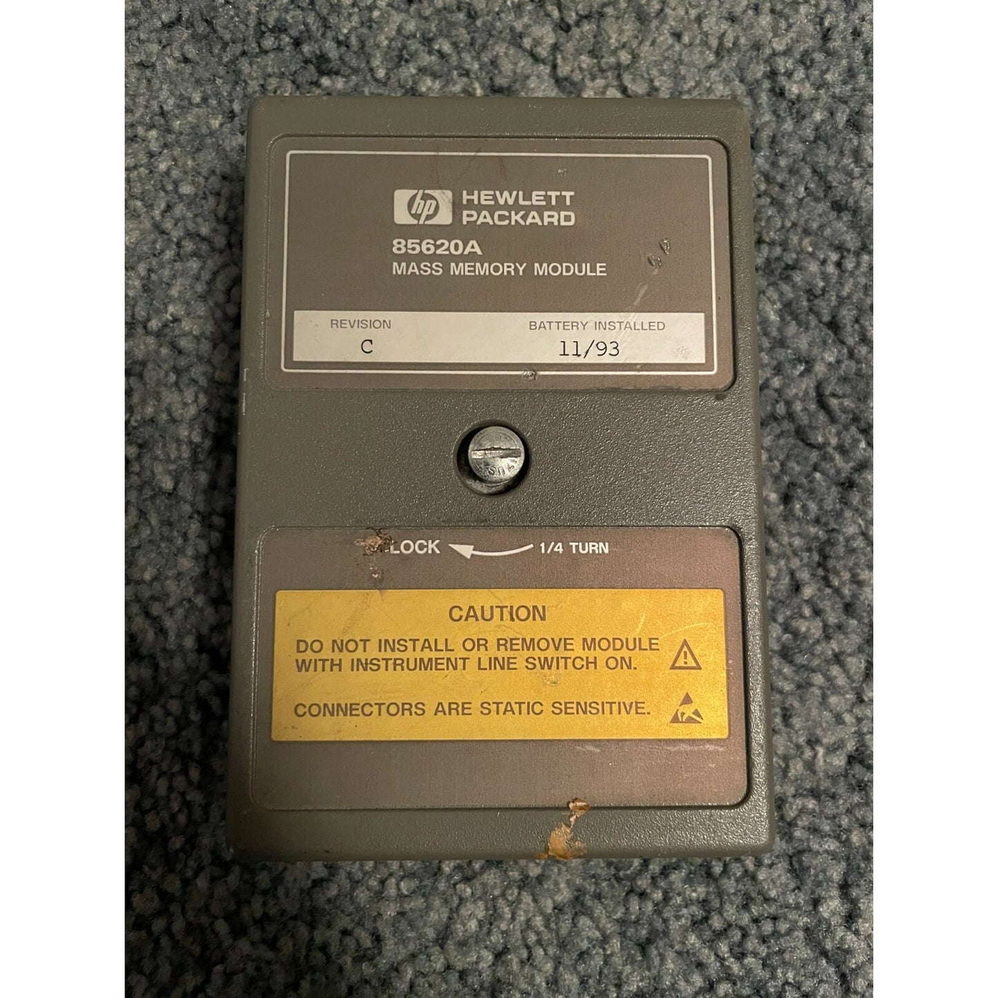 HP 85620A MASS MEMORY MODULE for Spectrum Analyzer front panel