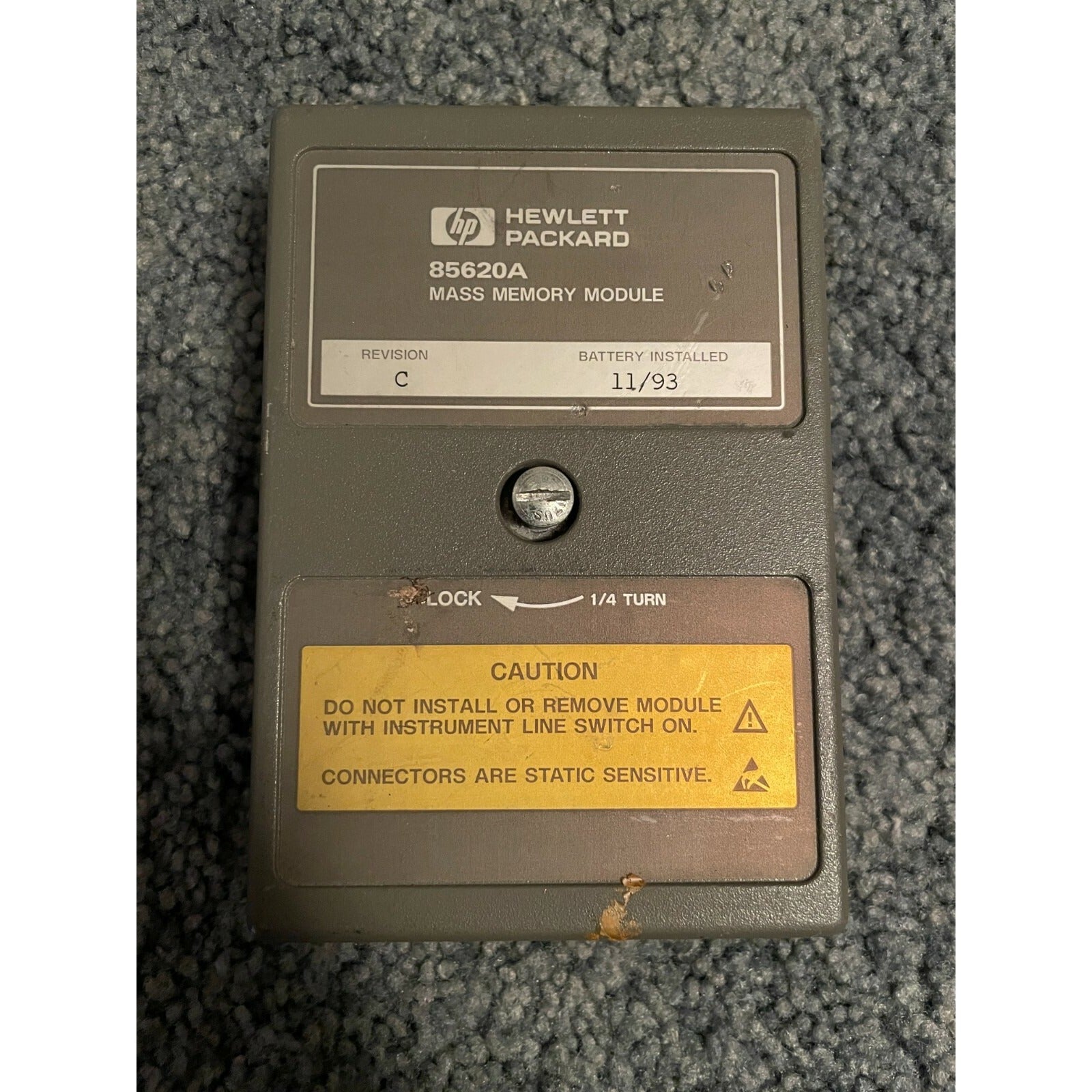 HP 85620A MASS MEMORY MODULE for Spectrum Analyzer front panel