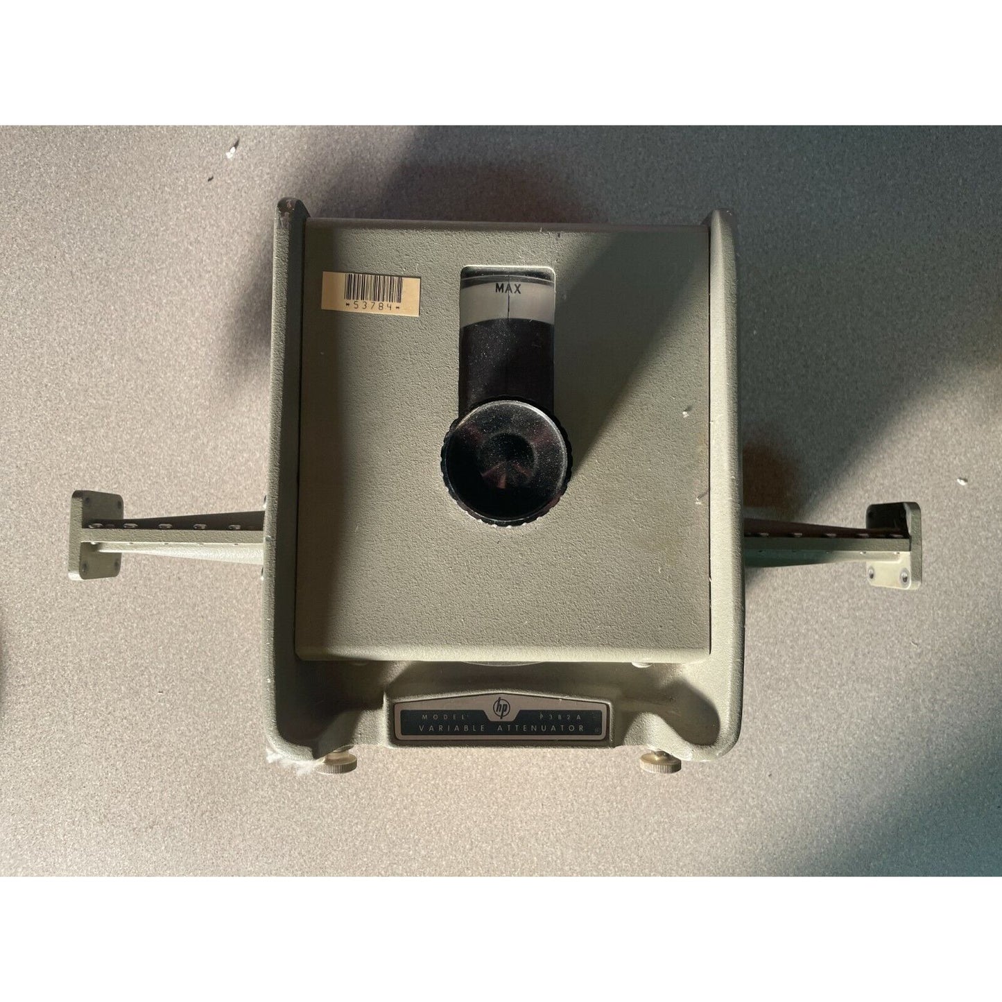 HP AGILENT VARIABLE ATTENUATOR MODEL P382A 12-18GHz top view