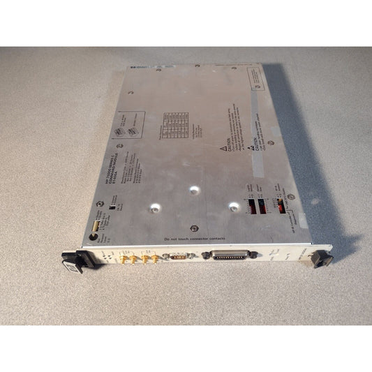 HP Agilent E1406A HP-IB Command Module VXI C-Size top view