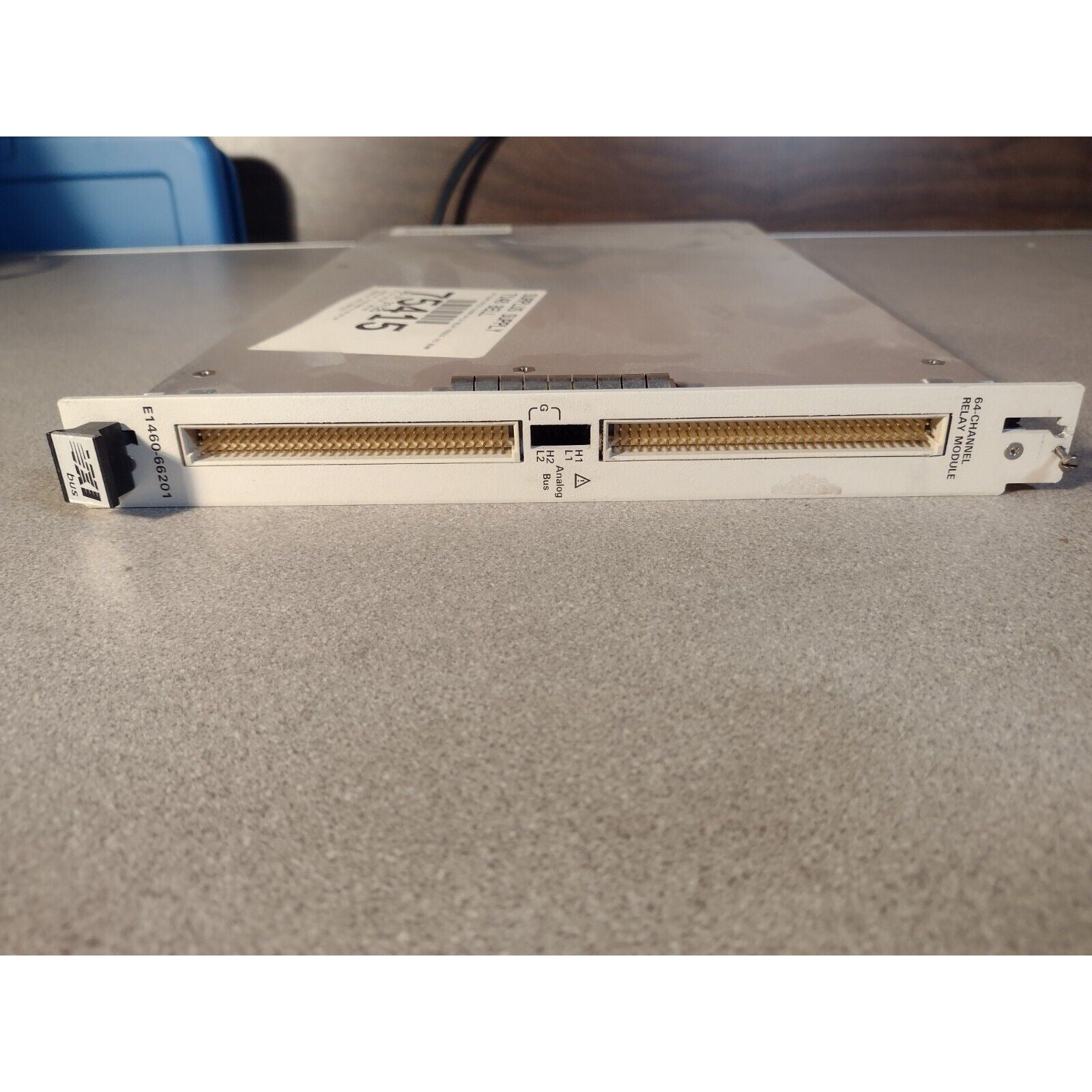 HP E1460-66201 64-Channel Relay Module front panel