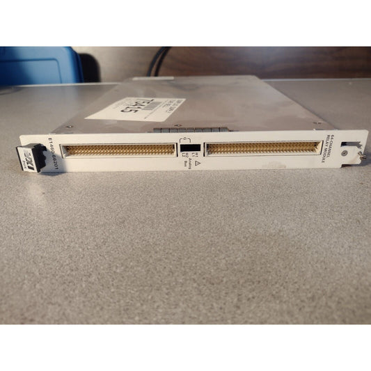 HP E1460-66201 64-Channel Relay Module front panel