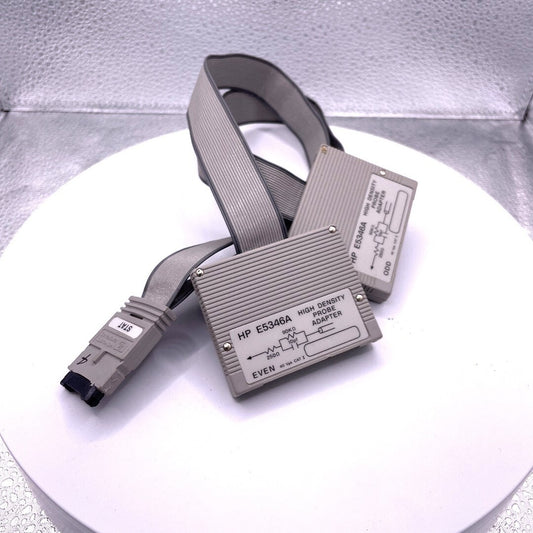 HP STAT E5346A High Density Probe Adaptor top view with cables attached